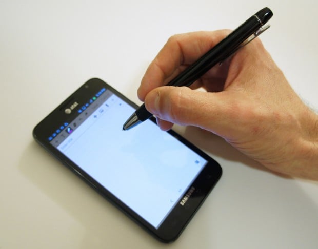 galaxy phone with pen