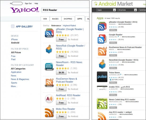 Hands-On With Yahoo's App Search - Beating Google At Their Own Game?