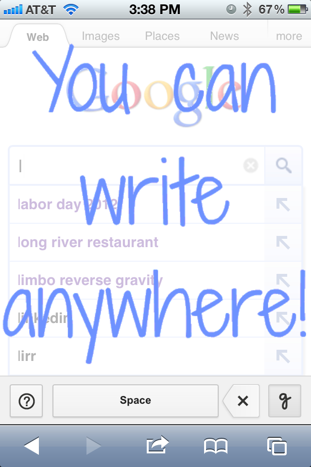 google handwriting search