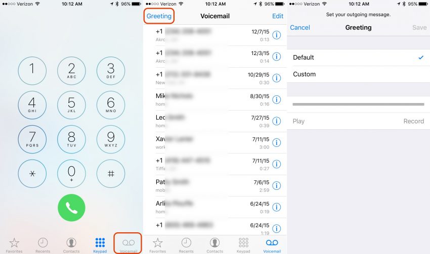 How To Change The IPhone Voicemail Message