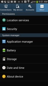 galaxy s4 wifi password show