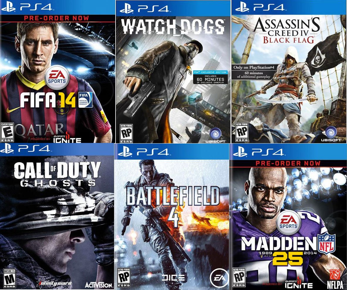 list of 2014 playstation 4 video games