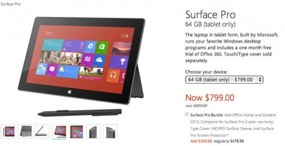 After Successful Price Cut On Rt Microsoft Turns Its Focus To Surface Pro