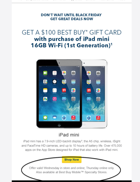 Best Buy Matches Walmart Black Friday IPad Mini Deal Online (Updated)