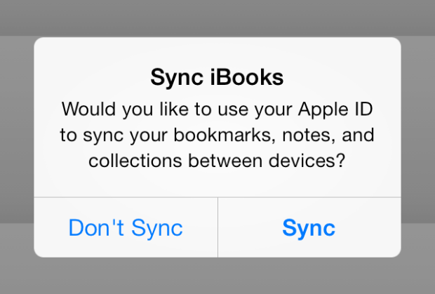 sync epub books in ibooks