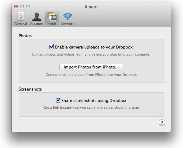 dropbox desktop app mac