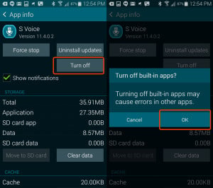 How to Turn off S Voice on Galaxy S5