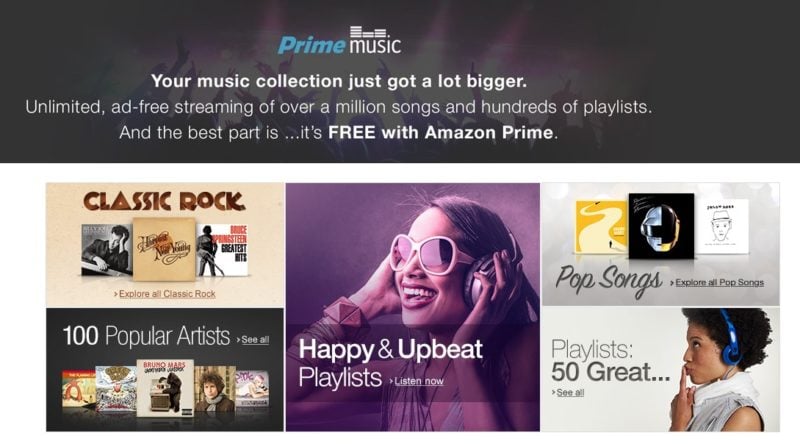 is spotify free with amazon prime