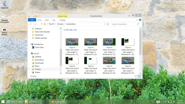 Change Windows 8 Screen size