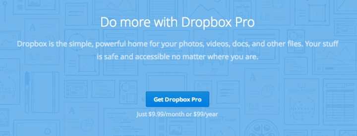 dropbox pricing 4tb