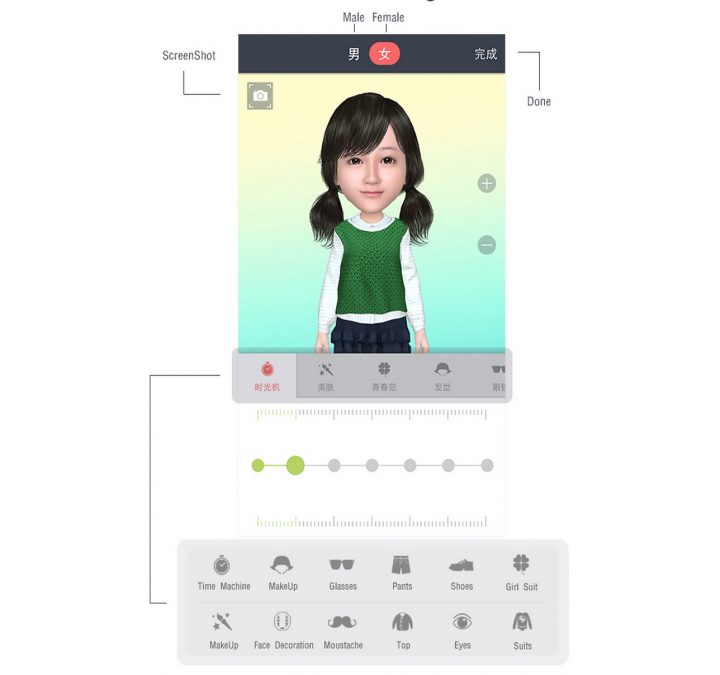 Chinese My Idol iPhone App Turns Selfies into 3D Models