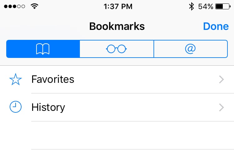 clearing history from iphone