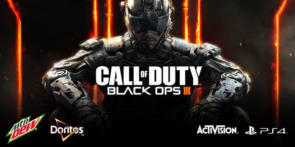 Earn double XP in Call of Duty: Black Ops 3 Zombies mode with Mountain Dew and Doritos.