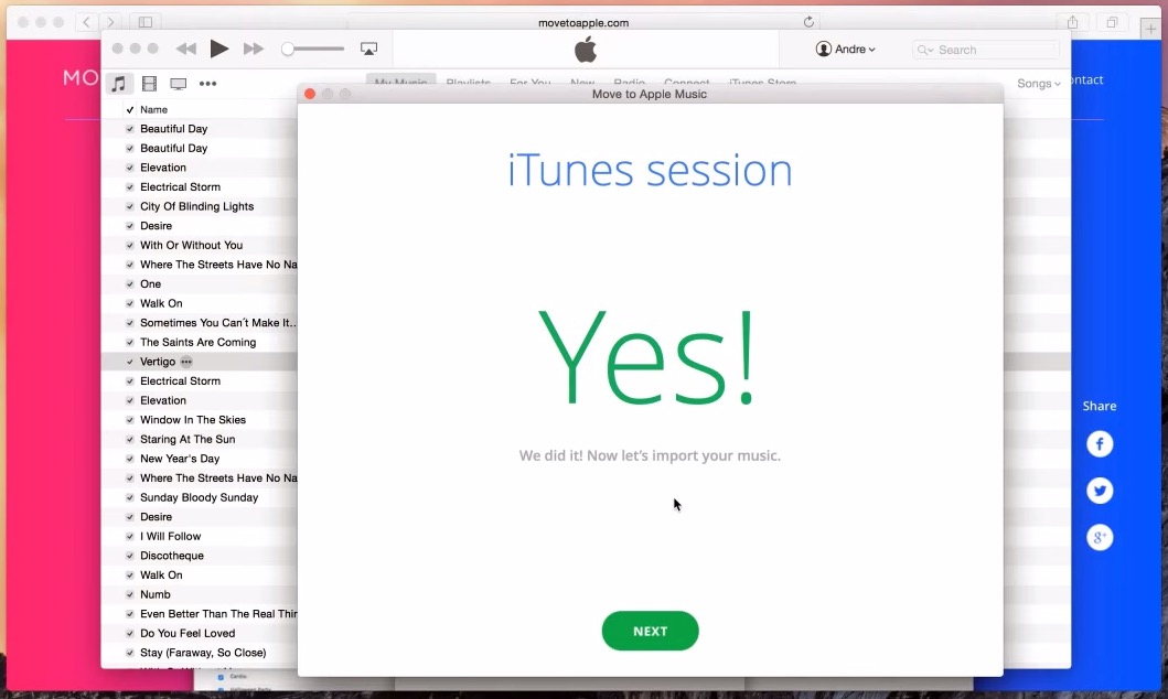 transferring spotify playlist to apple music