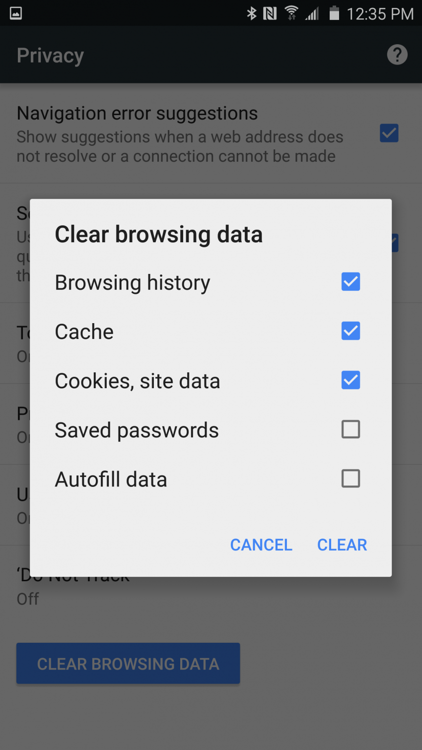 How to Delete Your Galaxy Note 5 Browser History