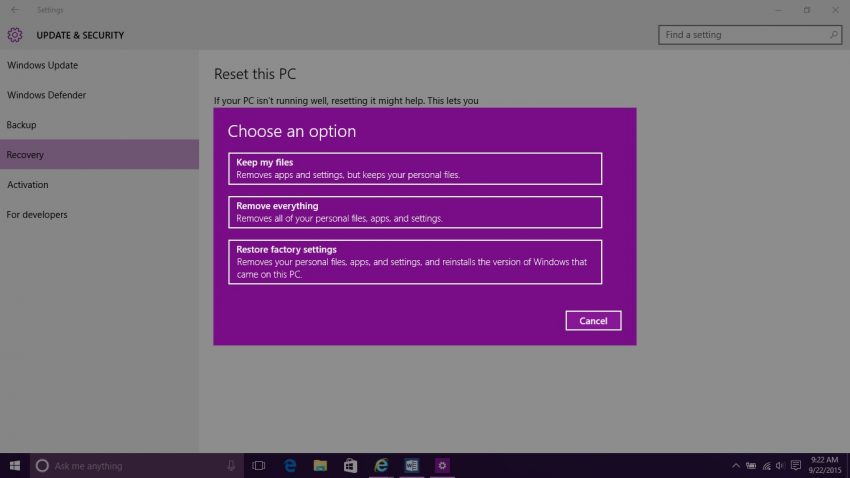 windows 10 start menu wont open september