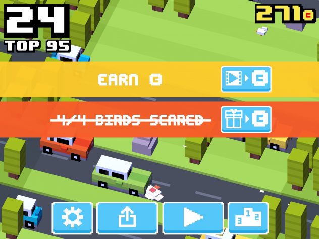 how to play crossy Road in first person