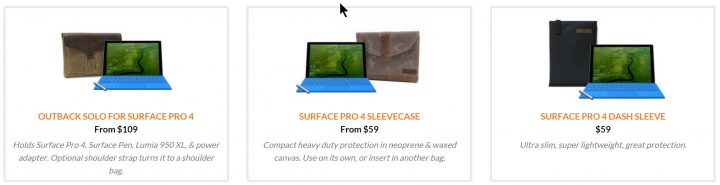 waterfield designs sleeve cases for surface pro 4