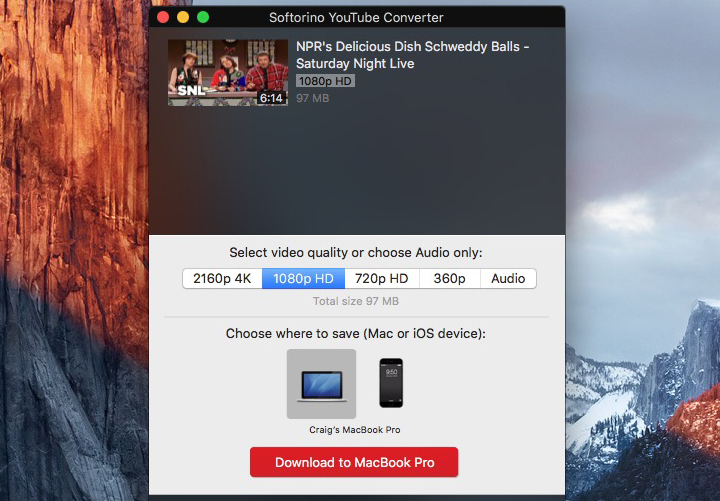 download any youtube video mac