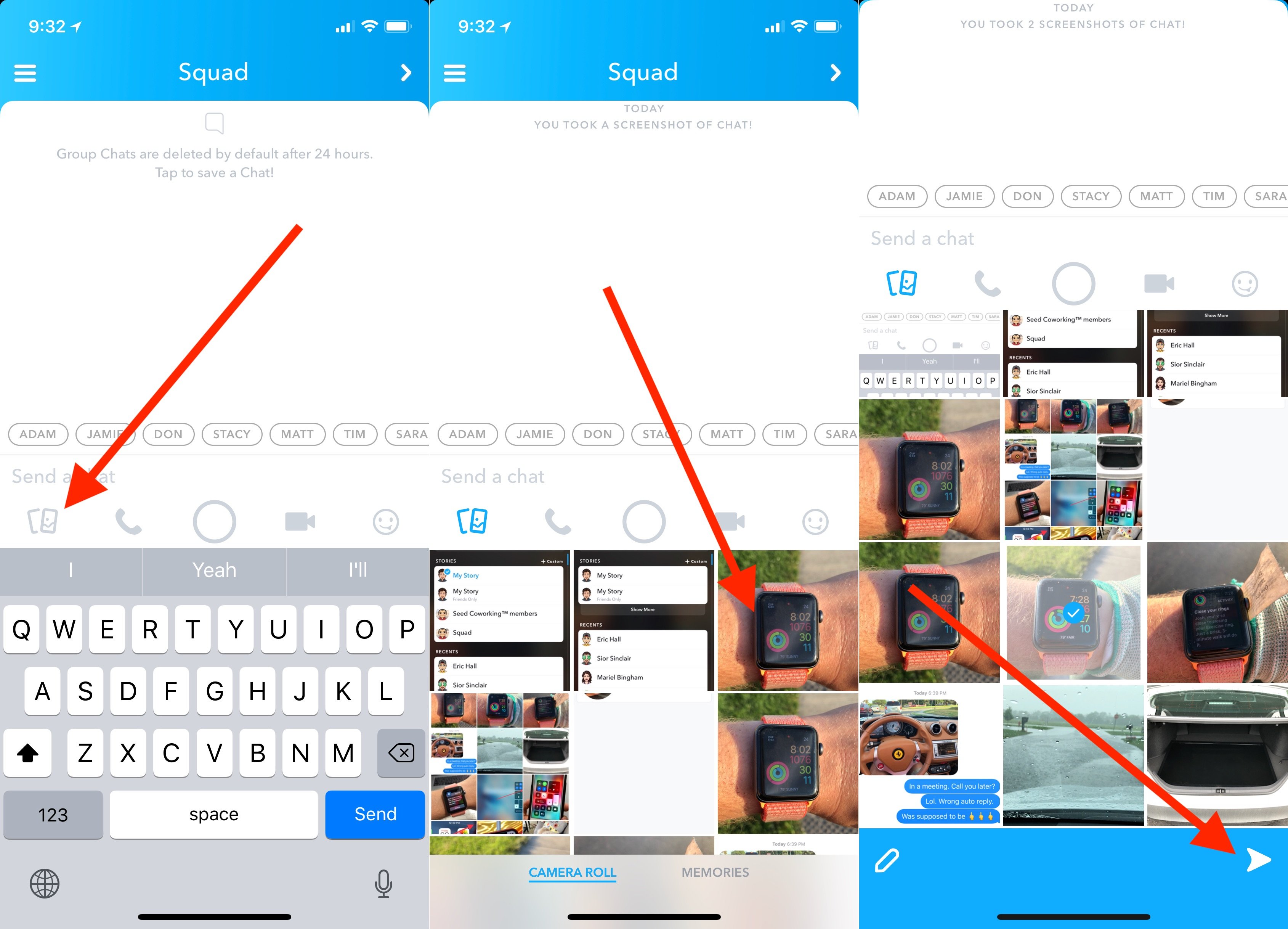 How to Upload Photos from Camera Roll to Snapchat