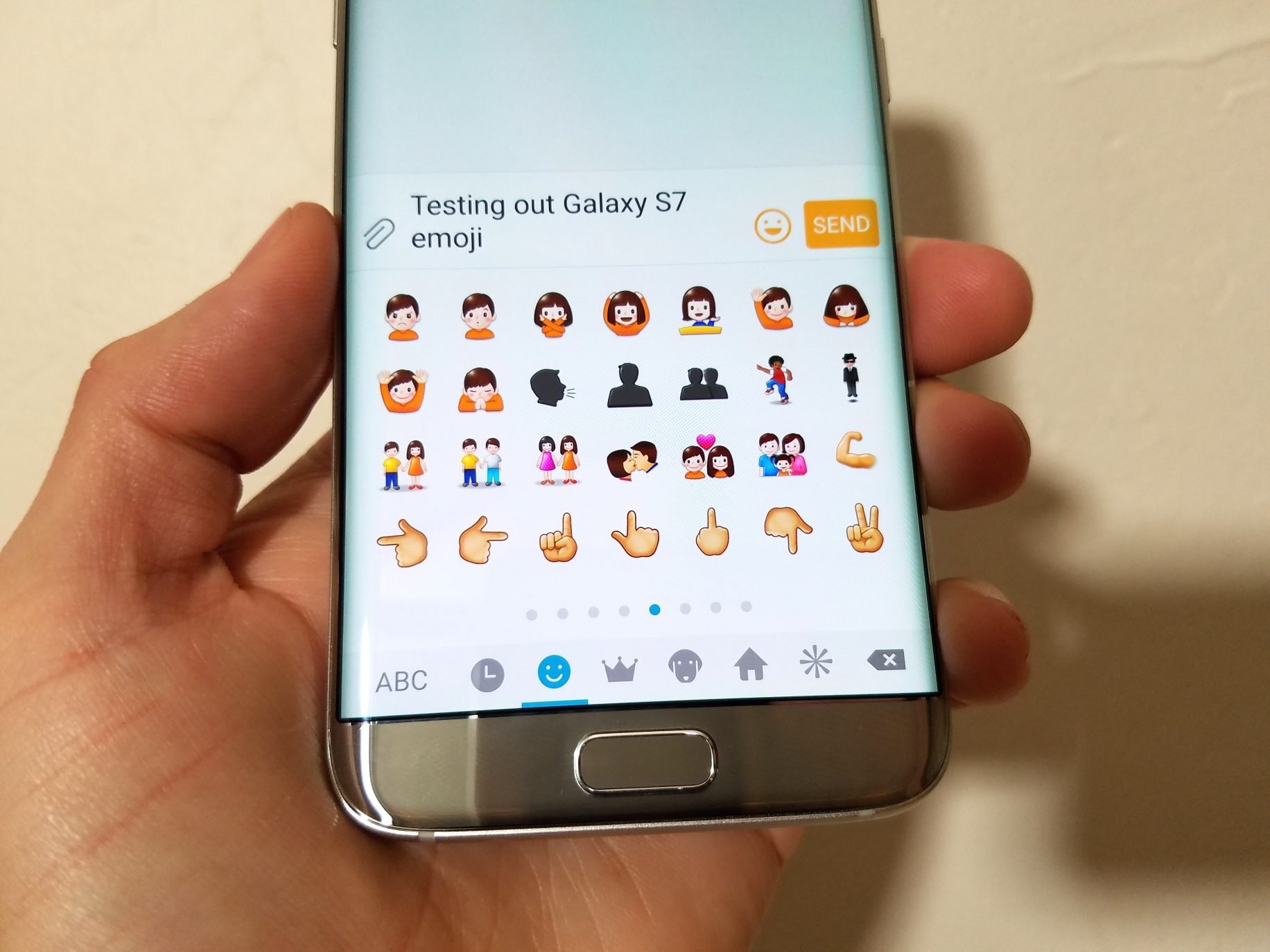 Samsung s7 Emoji