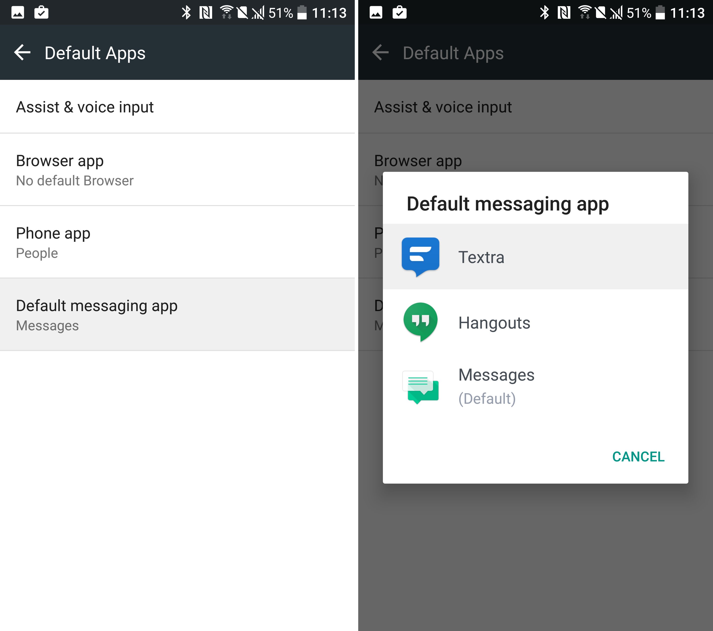 how to switch text messaging apps