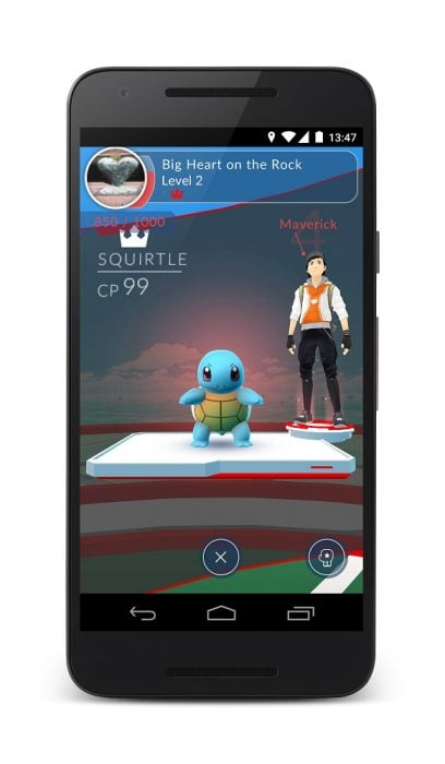 how to use the camera in pokemon go for android