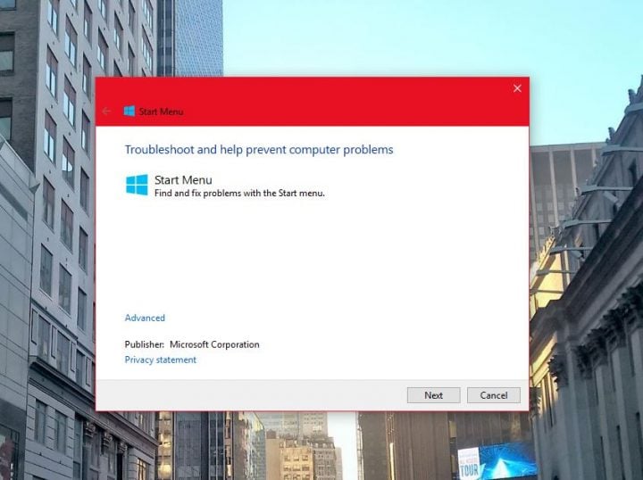 windows 8 start menu won t open