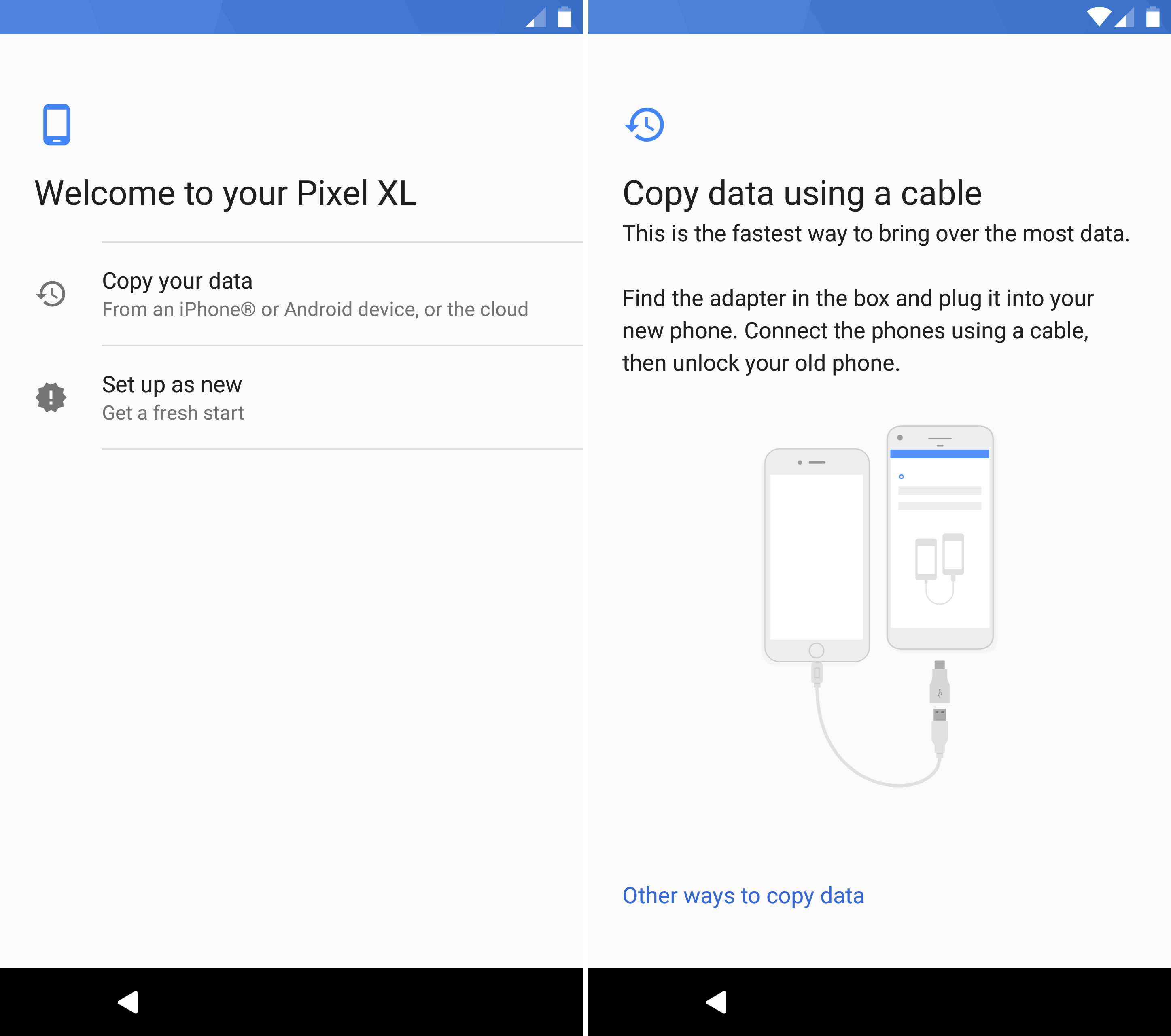 android file transfer google pixel