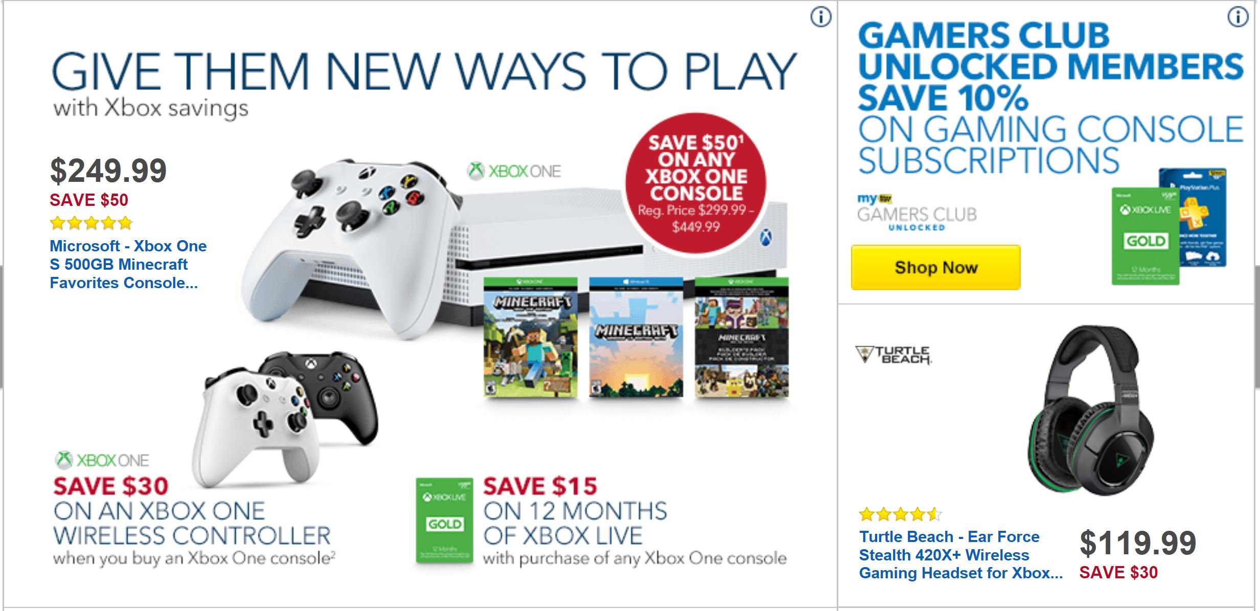 Best Xbox One Deals: $199 Xbox One & Free Games