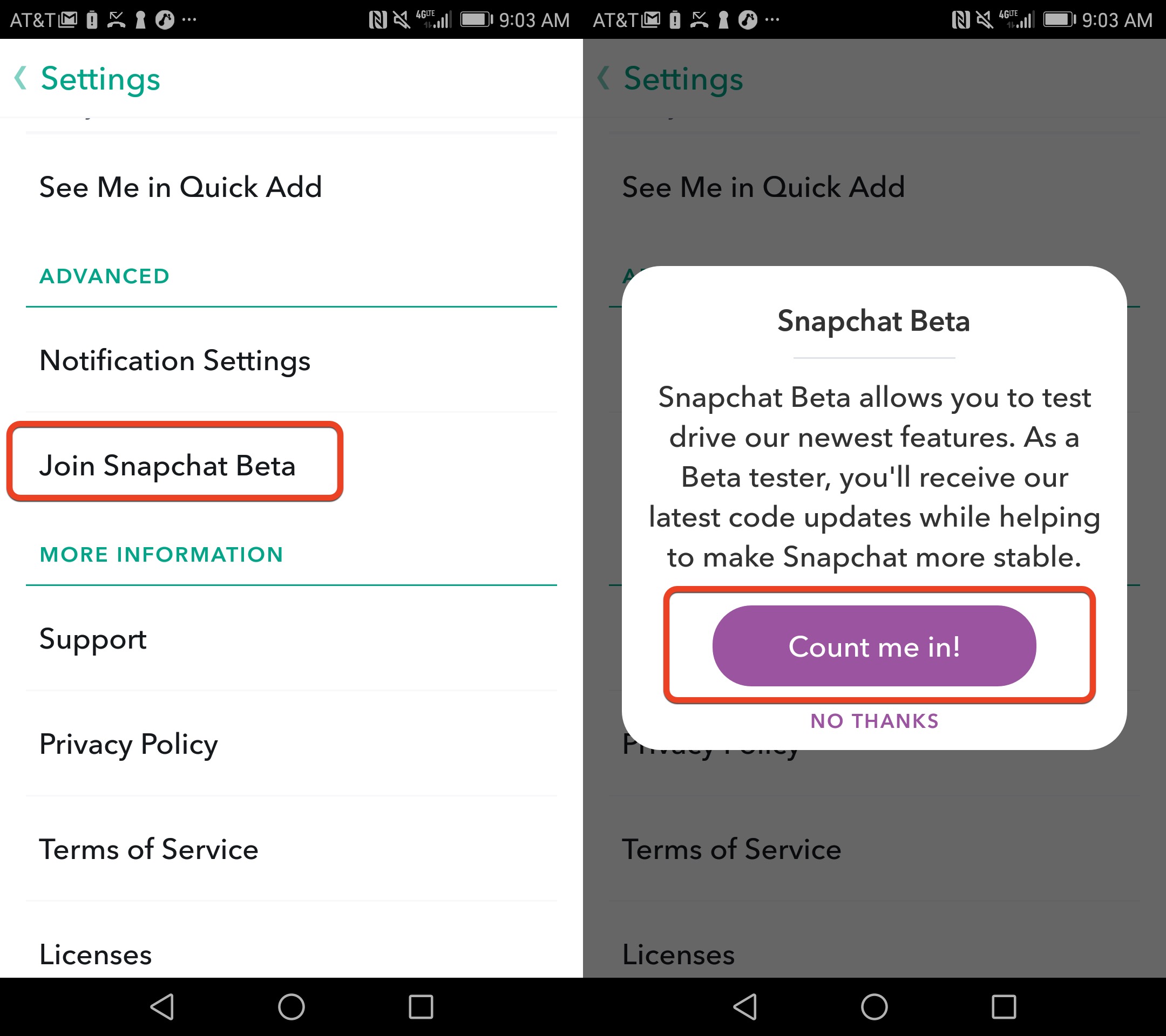 Cómo unirse a la beta de Snapchat Noticias, Gadgets, Android, Móviles