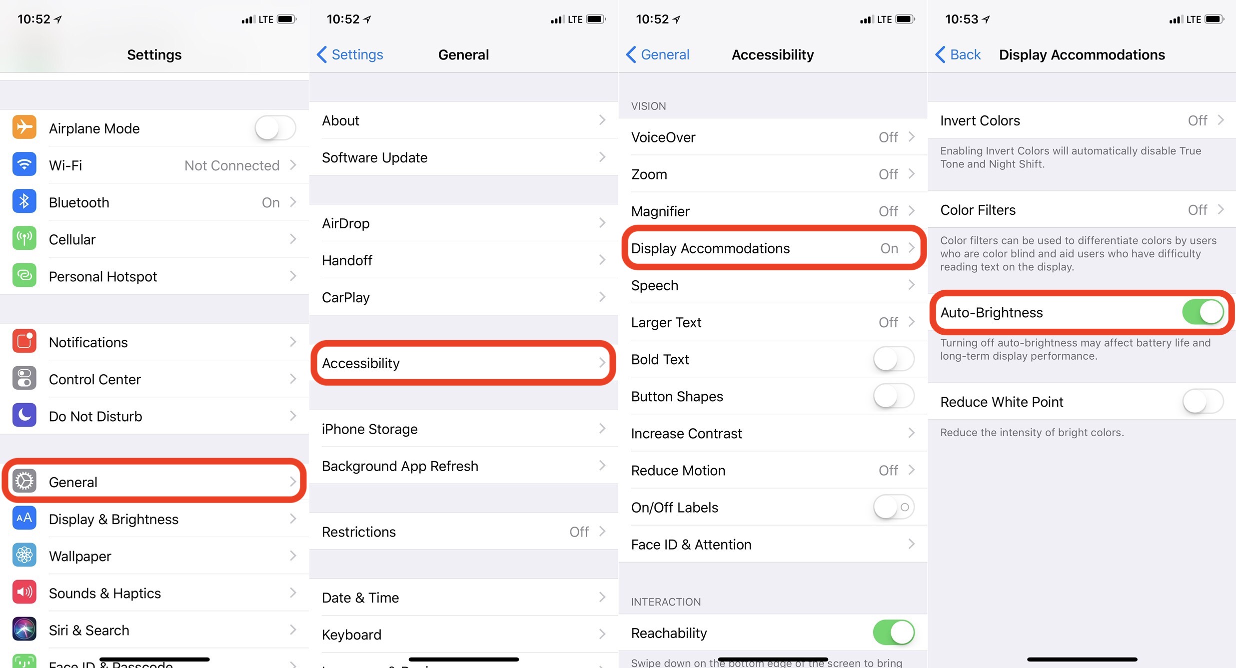 How to Turn Your iPhone Auto Brightness Off in iOS 11