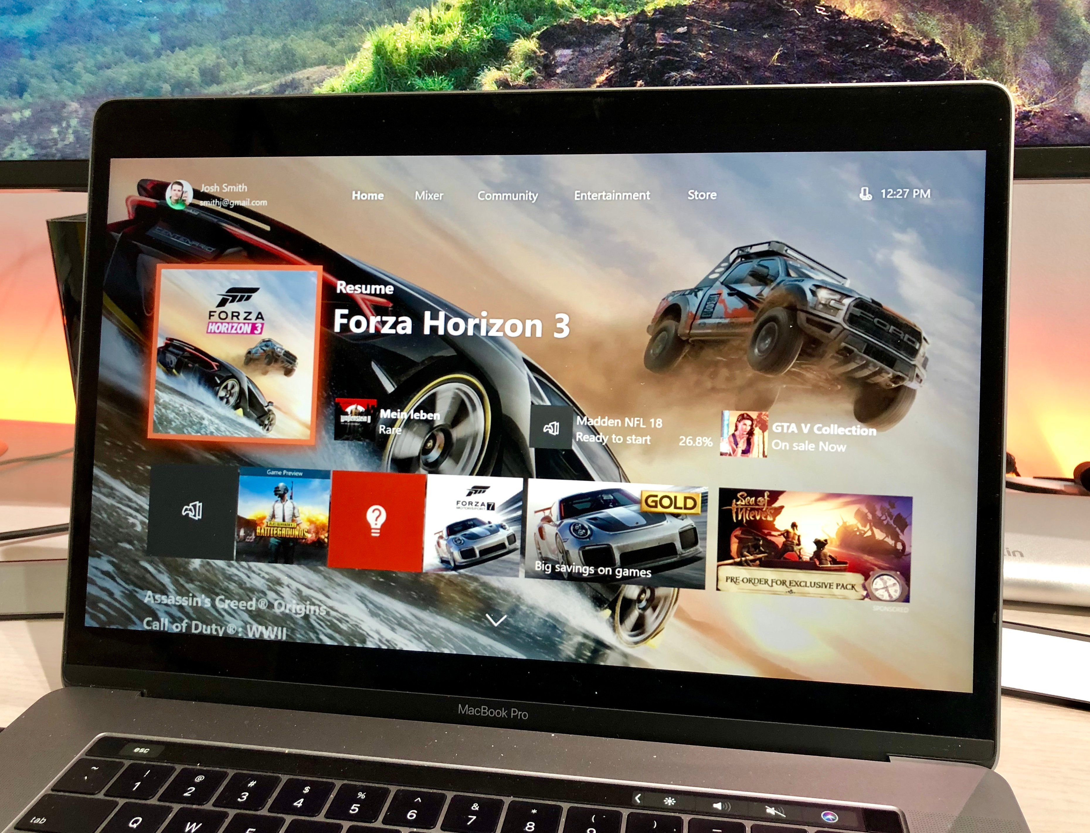 use a mac as a monitor for xbox one