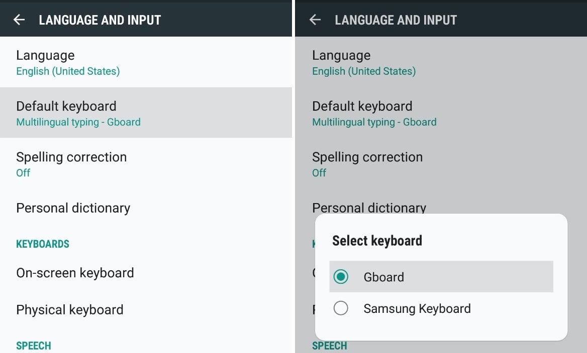 samsung swype keyboard s9