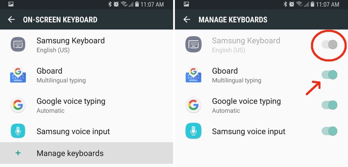 samsung swype keyboard s9