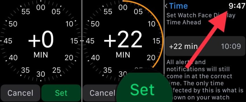 How to Set the Apple Watch Ahead