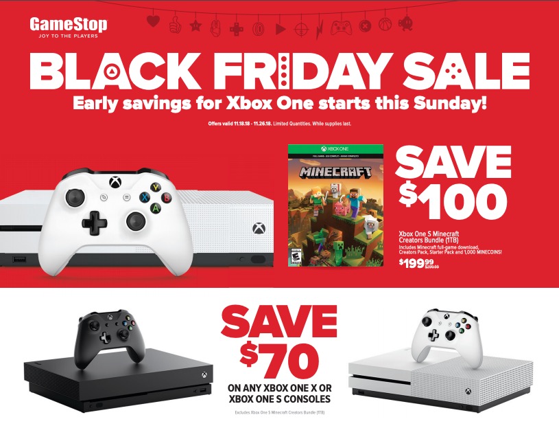GameStop Black Friday 2018 Deals: Start Saving Early on Xbox One and PS4  Bundles