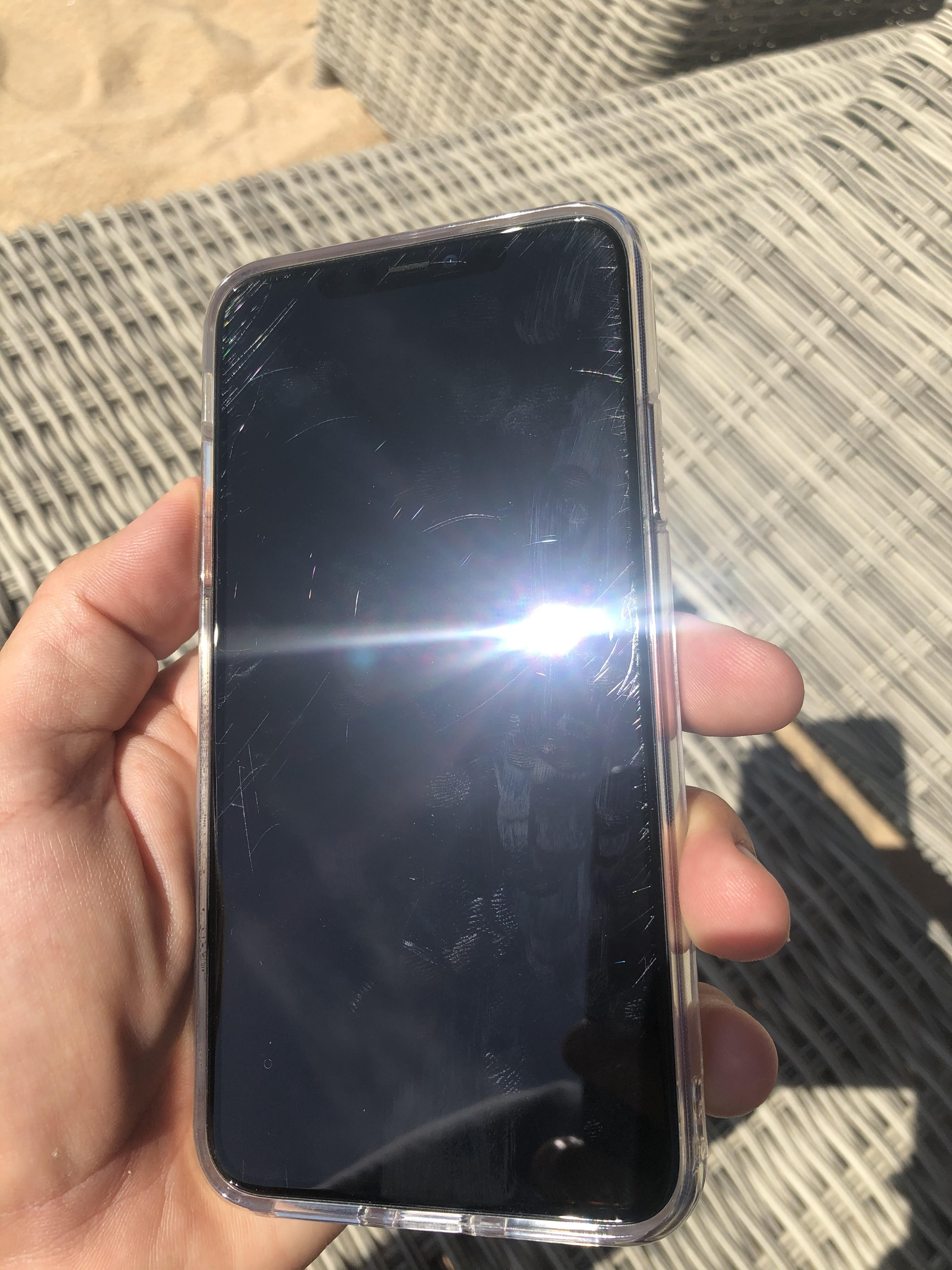 iphone 11 screen scratch repair