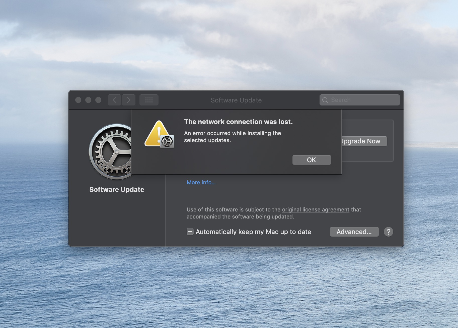 macos catalina install download problems