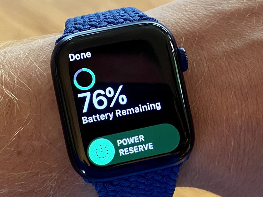 Watch os 7 discount battery