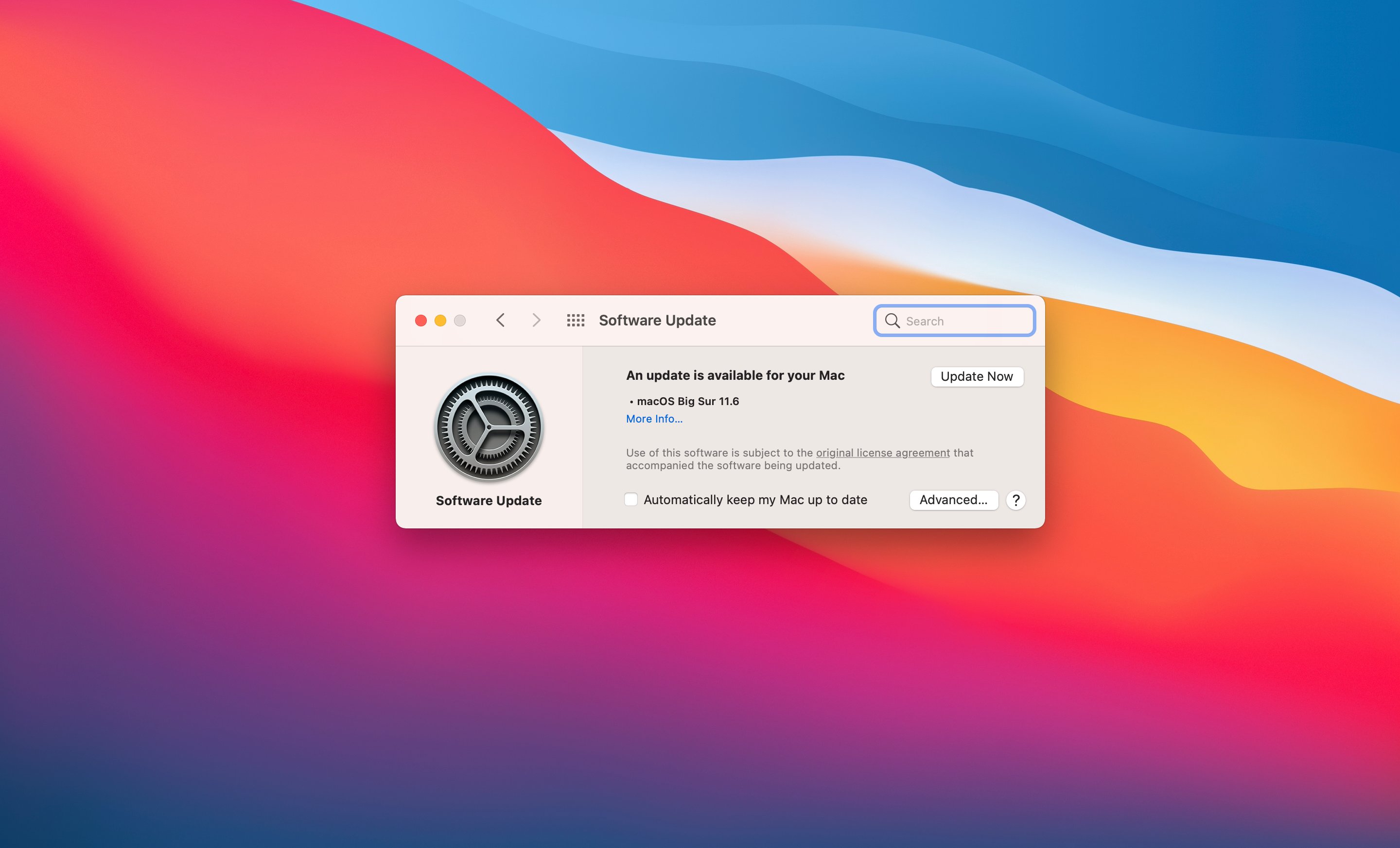 this update requires macos version 10.13.99 or earlier