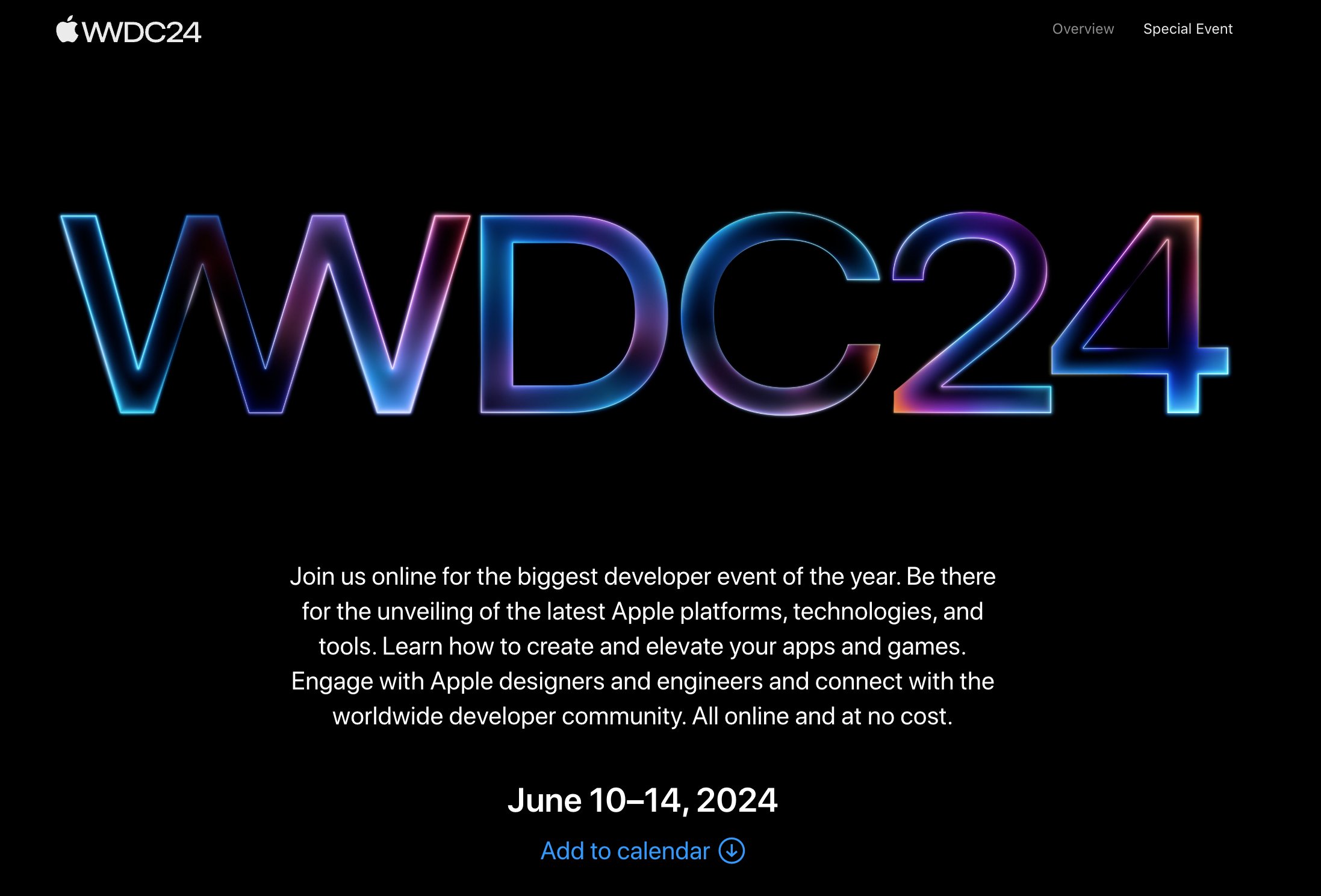 Don't Expect New Hardware at WWDC 2024