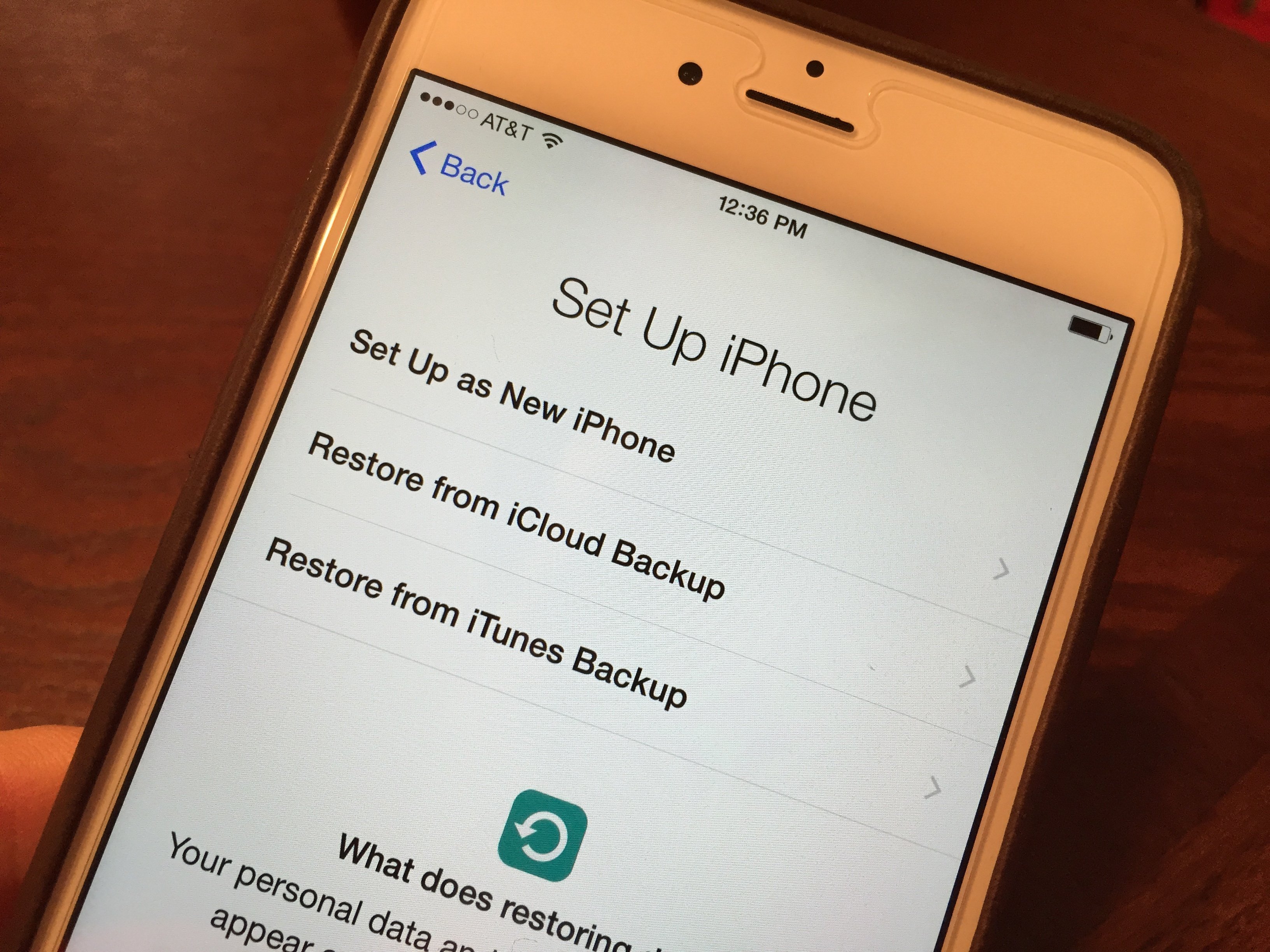 How To Restore An IPhone From ICloud