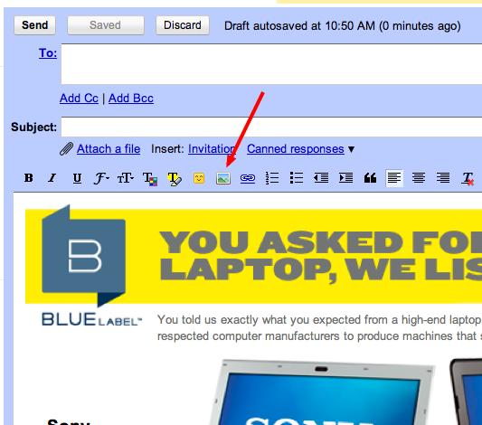 How to Insert Images in Gmail