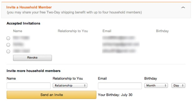 How To Share Amazon Prime Shipping Benefits