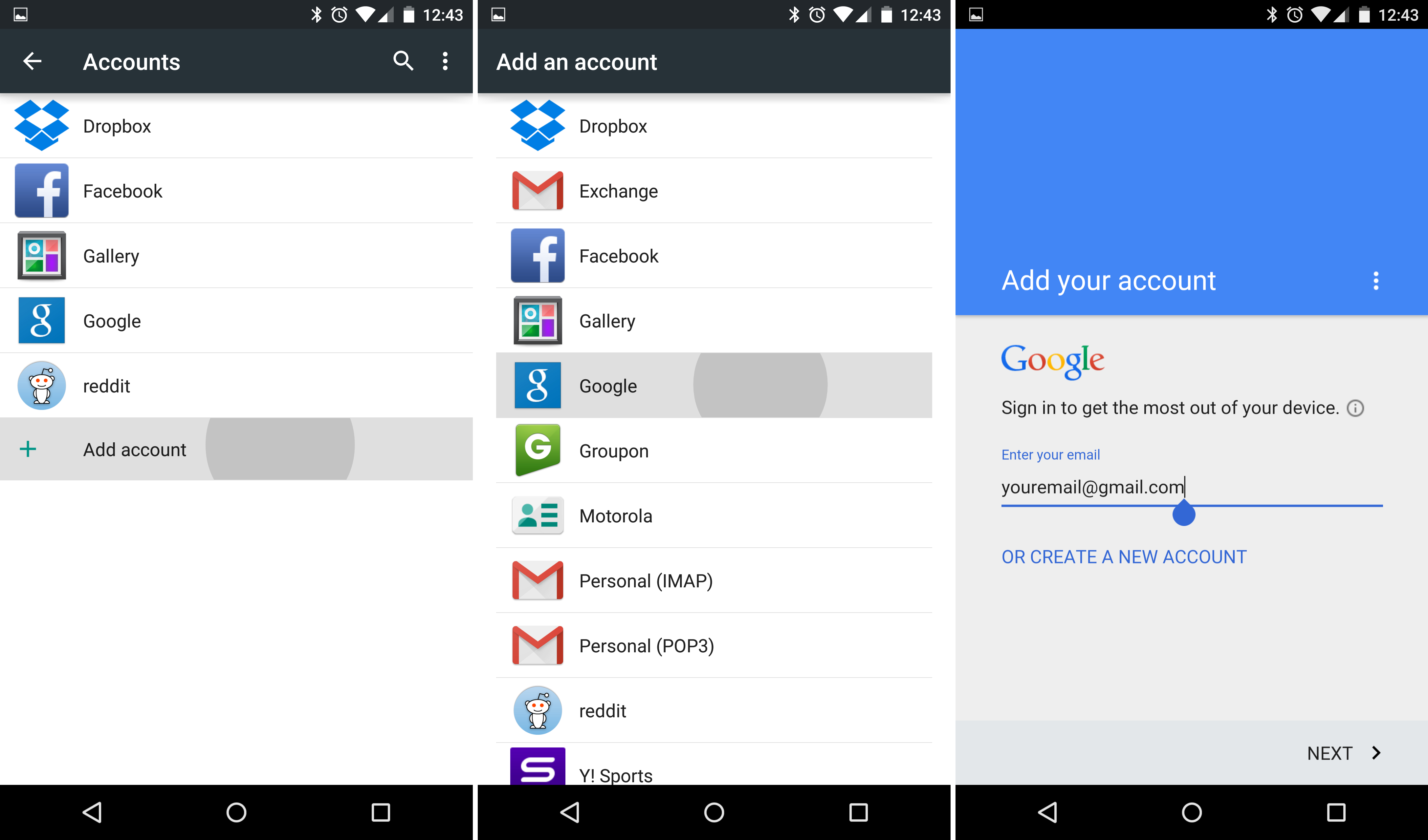 How to Add a Second Gmail Account to Android